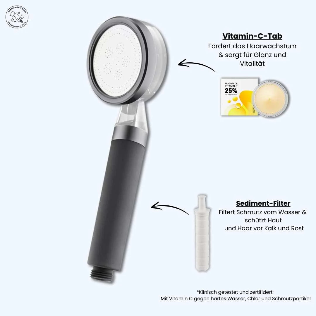 Vitamin-C Filter-Duschkopf-Set