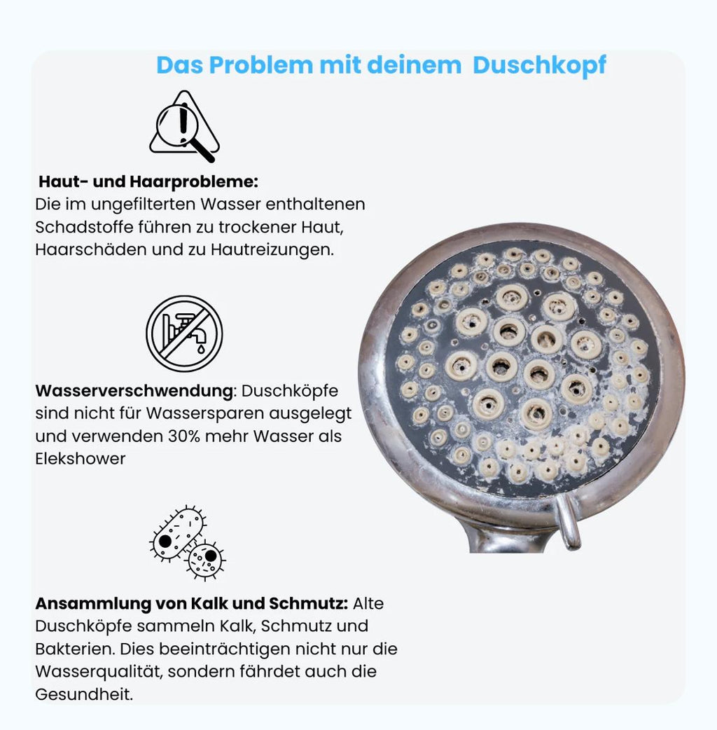 AquaPur Vitamin-C Filter-Duschkopf (Starter Set)