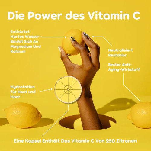 6 Monate (2x) Vitamin-C-Tab mit Zitronenduft (Hautunreinheiten/Trockenheit)
